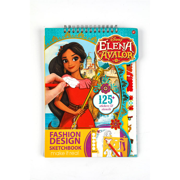 Sketch Book-Top Spiral Book Magic Girl